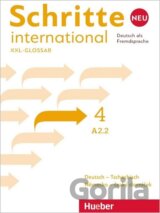 Schritte international Neu 4 Glossar XXL Deutsch-Tschechisch
