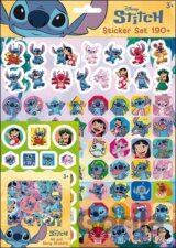 Samolepkový set 190+ Lilo & Stitch