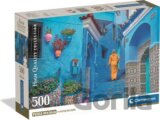 Puzzle Modrá ulička v Chefchaouenu 500 dílků