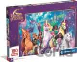 Puzzle Akademie jednorožců SUPER 180 dílků