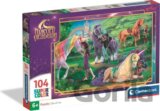 Puzzle Akademie jednorožců: Objetí 104 dílků