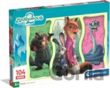 Puzzle Zootropolis SUPER 104 dílků