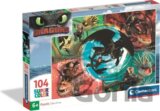 Puzzle Jak vycvičit draka 104 dílků