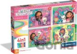 Puzzle Gábinin kouzelný domek 4v1 (12+16+20+24 dílků)