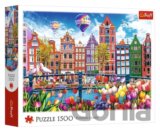 Puzzle Barevný Amsterdam