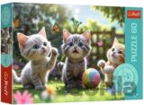 Puzzle Tři koťátka 60 dílků