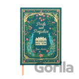 The Reading Room - Pýcha a predsudok - vyšívaný zápisník s pevnou väzbou