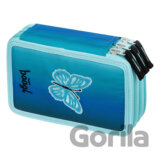 Školský trojposchodový peračník Baagl Butterfly