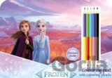 Kreslící set s pastelkami: Ledové království