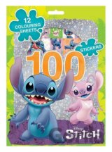100 samolepek s omalovánkovými listy Lilo & Stitch