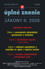 Aktualizácia II/1 / 2026 - Obchodný register