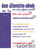 DUO č. 7 / 2026 - DPH v zákone o dani z príjmov