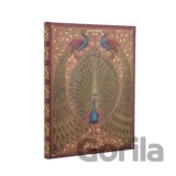 Paperblanks - 18-mesačný týždenný diár Hafiz’s Peacocks 2026/2027 (vertikálny)