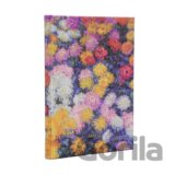 Paperblanks - 18-mesačný týždenný diár Monet’s Chrysanthemums 2026/2027 (horizontálny)