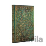 Paperblanks - 18-mesačný týždenný diár Emerald Flower 2026/2027 (horizontálny)