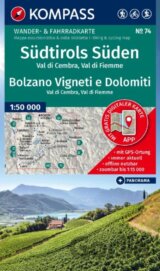 Südtirols Süden, Val di Cembra, Val di Fiemme 1: 50 000