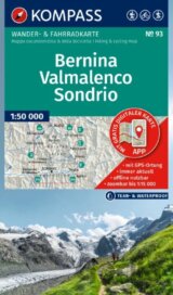 Bernina, Valmelenco, Sondrio 1: 50 000