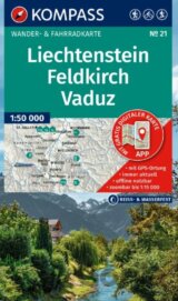 Liechstenstein, Feldkirch, Vaduz 1: 50 000
