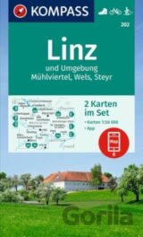 202 Linz und Umgebung, Mühlviertel, Wels, Steyr 1: 50 000