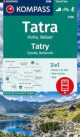 Tatry- Vysoké, Belianske 1: 25 000