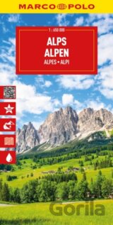 Alpy 1:650 000 / cestovní mapa MARCO POLO