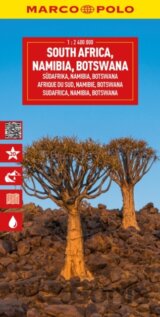 Jižní Afrika, Namibie, Botswana 1:2 400 000 / cestovní mapa MARCO POLO