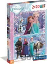 Puzzle Ledové Království (Frozen) 2x20 dílků