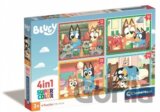 Puzzle Bluey 4v1 (12+16+20+24 dílků)
