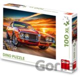 Puzzle 100XL: Firebird 69 v západu slunce