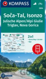 Soča-Tal, Isonzo, Julische Alpen, Triglav 1: 50 000