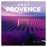 NOTIQUE Nástenný poznámkový kalendár Provence 2027