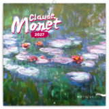 NOTIQUE Nástenný poznámkový kalendár Claude Monet 2027