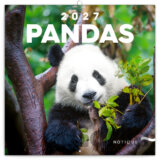 NOTIQUE Nástenný poznámkový kalendár Pandas (Pandy) 2027