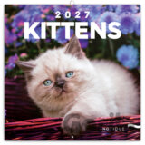 NOTIQUE Nástenný poznámkový kalendár Kittens (Mačiatka) 2027