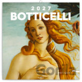 NOTIQUE Nástenný poznámkový kalendár Sandro Botticelli 2027