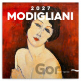 NOTIQUE Nástenný poznámkový kalendár Amedeo Modigliani 2027