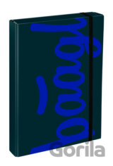 Dosky na školské zošity Baagl Logo modré (A4 Jumbo)