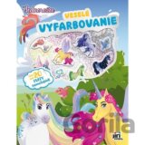 Veselé vyfarbovanie so super samolepkami - Jednorožce