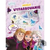 Veselé vyfarbovanie so super samolepkami: Ľadové kráľovstvo
