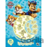 Maľovanky so svietiacim tetovaním Labková patrola