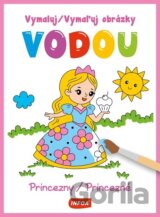 Vymaluj / Vymaľuj obrázky vodou: Princezny /Princezné