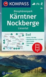 Biosphärenpark Kärntner Nockberge, Liesertal 1: 50 000