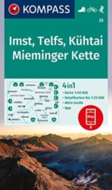 Imst, Telfs, Kühtai, Mieminger Kette 1: 50 000