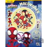 Maľovanky so svietiacimi samolepkami: Spidey
