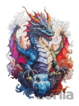 Dřevěné puzzle: Drak