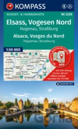 2220 Elsass, Vogesen Nord, Hagenau, Straßburg (2 Karten) 1: 50 000