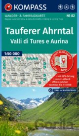 82 Tauferer Ahrntal, Valli di Tures e Aurina 1: 50 000