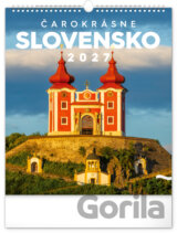 NOTIQUE Nástenný kalendár Čarokrásne Slovensko 2027