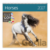 Kalendář Horses 2027 - nástěnný kalendář