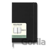 Moleskine – 18-mesačný týždenný plánovací diár 2026/2027 (čierny)
